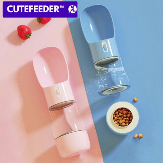 PETFEEDER™ | 3-in-1 draagbare drinkfles, drinkbak en voerbak | water en voer altijd bij de hand - HYPEBAY NL