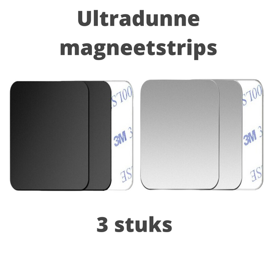 Ultradunne plakstrip voor 360° magnetische telefoonhouder | 3 stuks - HYPEBAY NL